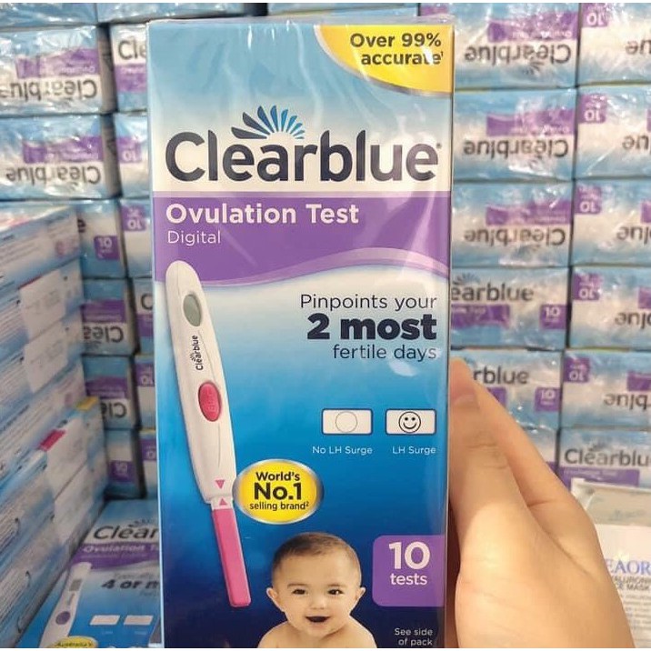 Que thử rụng trứng điện tử Clearblue Digital Ovulation Test 2 Most - Xuất xứ Úc