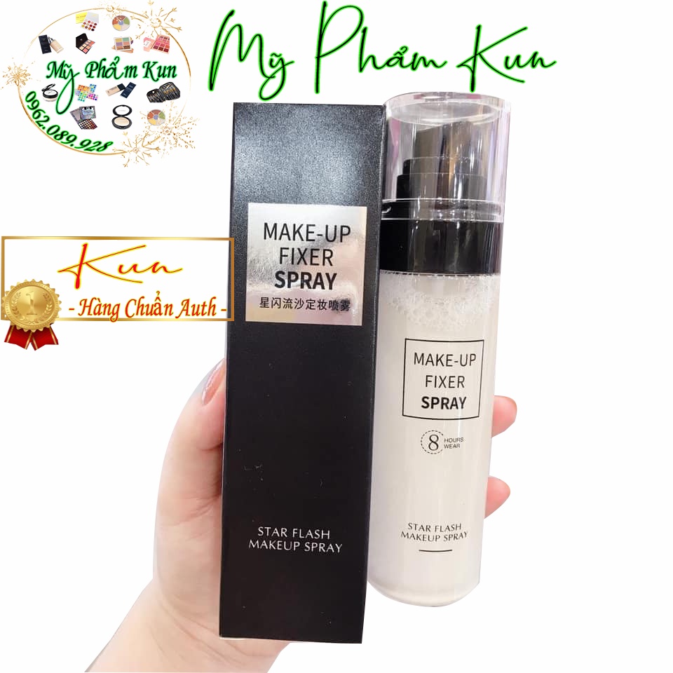 Xịt Khoáng Ngọc Trai Khóa Lớp Makeup Trang Điểm Giữ Ẩm Lớp Nền Giúp Da