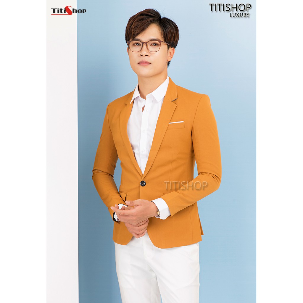 Áo Vest Nam Titishop AVN252 Màu Vàng
