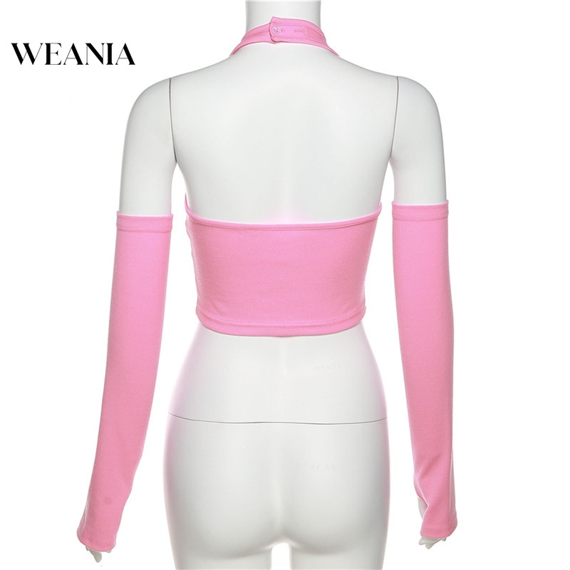 Áo Hai Dây Croptop Hở Lưng Thời Trang Cho Nữ