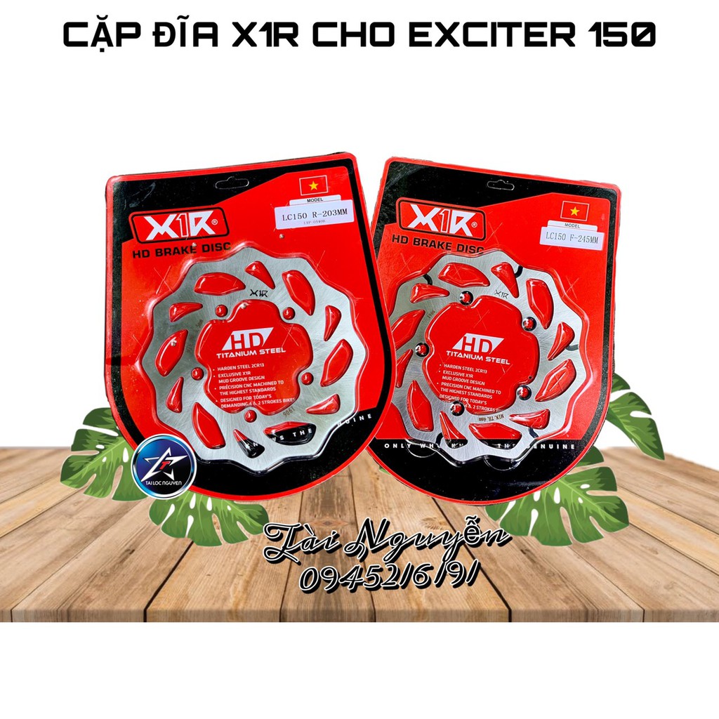 CẶP ĐĨA THẮNG X1R CHO EXCITER 150