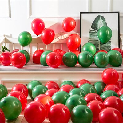 Bộ 30 Bong Bóng Cao Su Hình Bông Tuyết Trang Trí Giáng Sinh