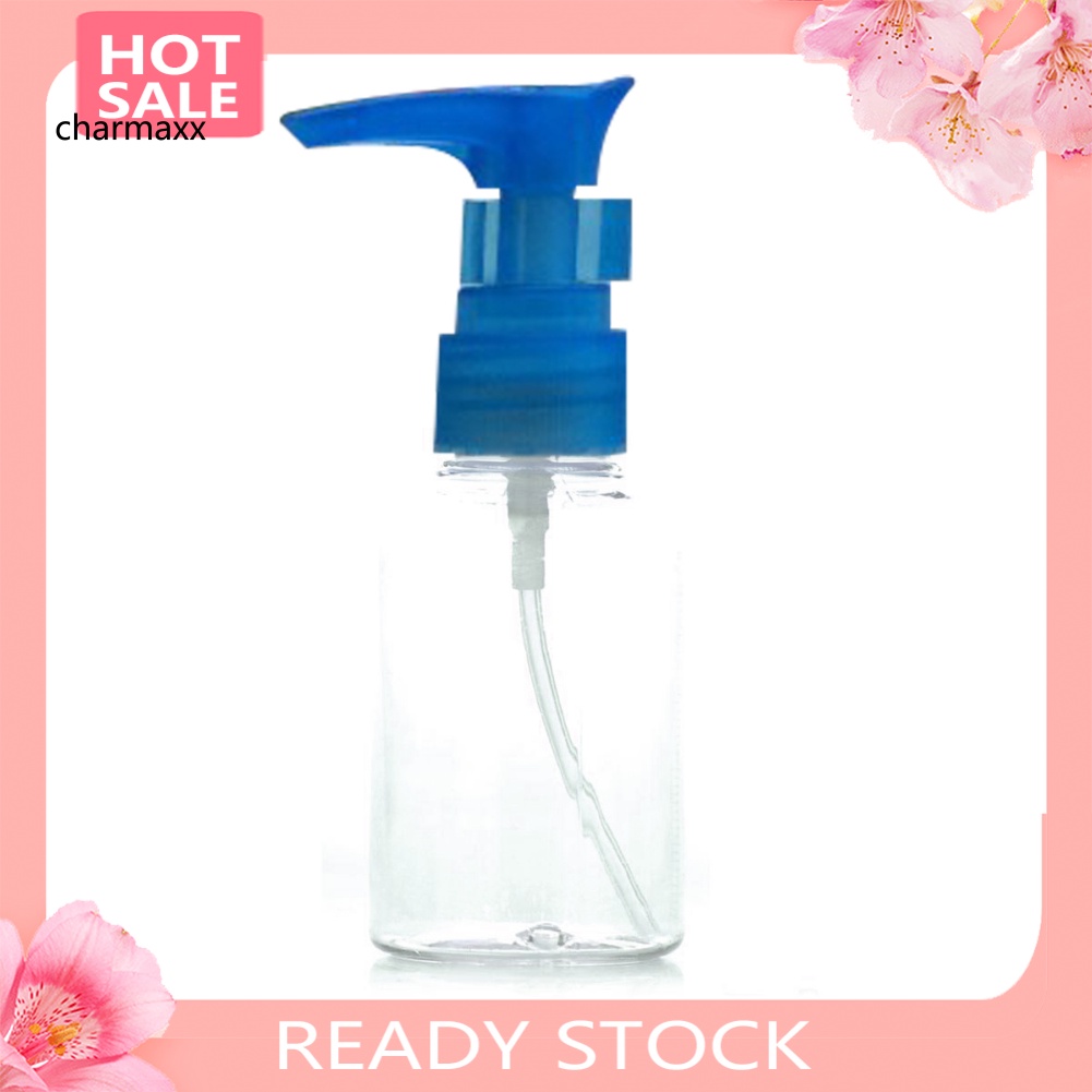 Chai Nhựa Rỗng Trong Suốt 100ml Đựng Dầu Gội Dạng Nhấn Tiện Dụng