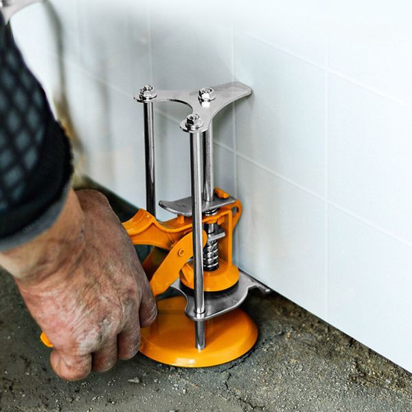 [có video ] Kích đội gạch - Kích kê nâng gạch 03 trụ ốp lát