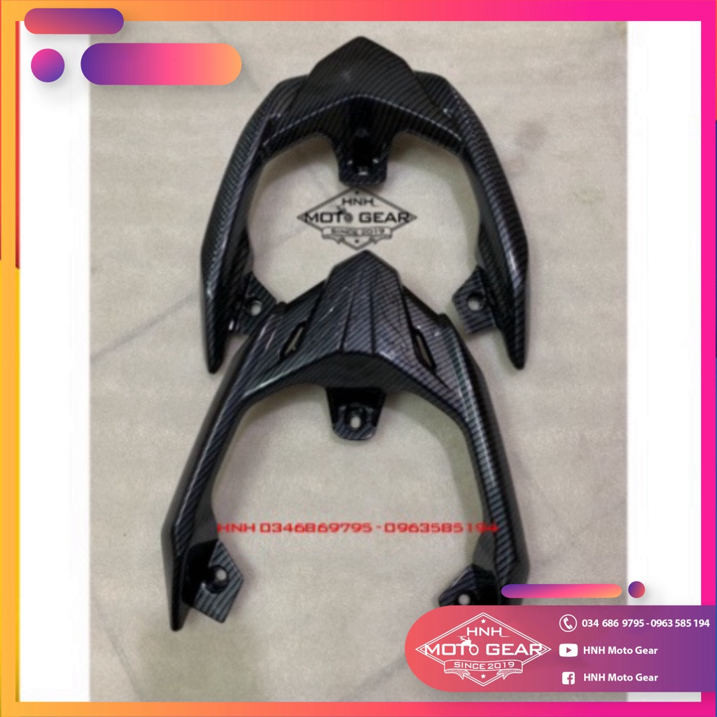Ốp Tay Dắt ( Cảng Sau ) Carbon Cho Air Blade ( AB ) Aritstar Chính Hãng