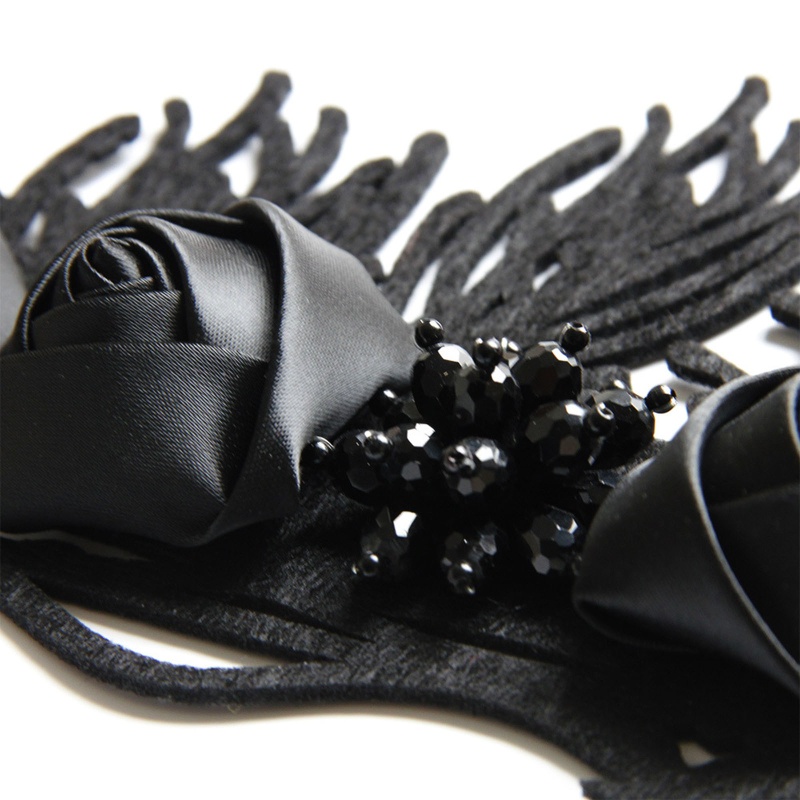 Băng Đô Cài Tóc Hình Vương Miện Phù Thủy Màu Đen Dành Cho Lễ Hội Hóa Trang