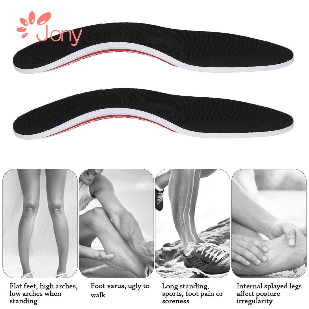 ☽JONY☽ 3D Orthopedic Shoes Pad Women Men Gel Pad Arch Support Insoles High Premium Flat Feet Foot Pain Varus Orthotic Insole
