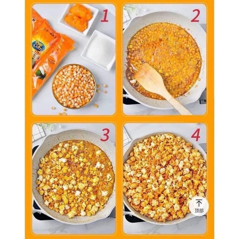 1set 3 gói tự làm bắp rang bơ siêu ngon