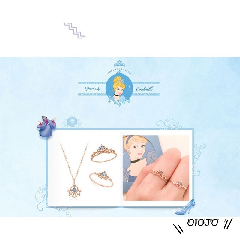 Nhẫn Mạ Bạc 925 Phong Cách Disney Độc Đáo Sành Điệu