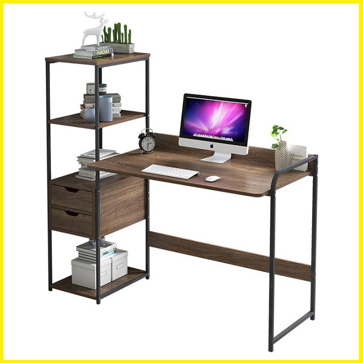 Bàn liền kệ 2 ngăn kéo 2020 kích thước 120x40x75