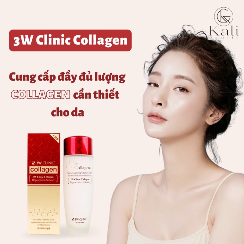 TONER HOA HỒNG DƯỠNG DA 3W CLINIC 150ml