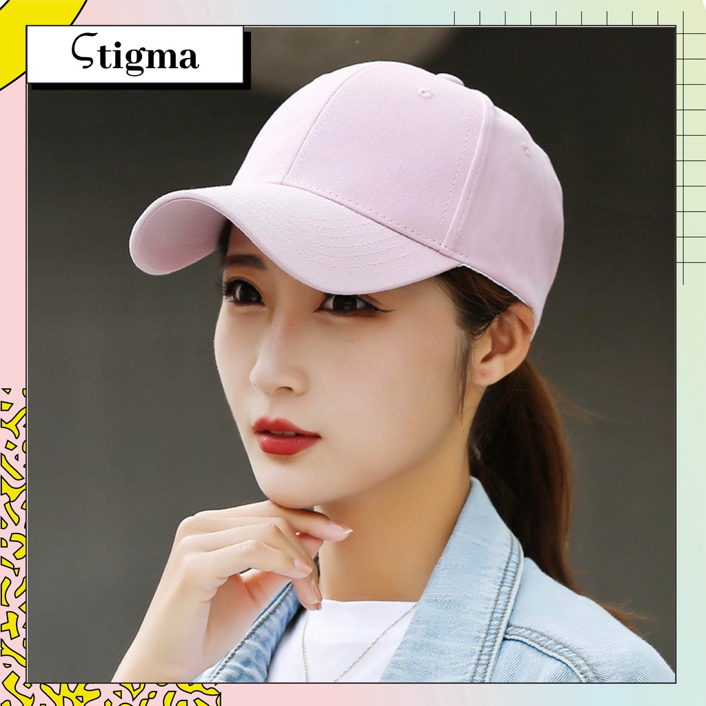 Mũ Lưỡi Trai Trơn Unisex Cao Cấp Nón Kết Nam Nữ Xịn Form Cứng  - STIGMA