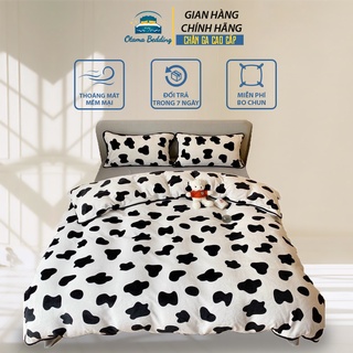 Bộ 4 món chăn ga gối chất nỉ tăm cao cấp, Bộ chăn ga kèm vỏ gối chất nỉ nhung tuyết mịn màng