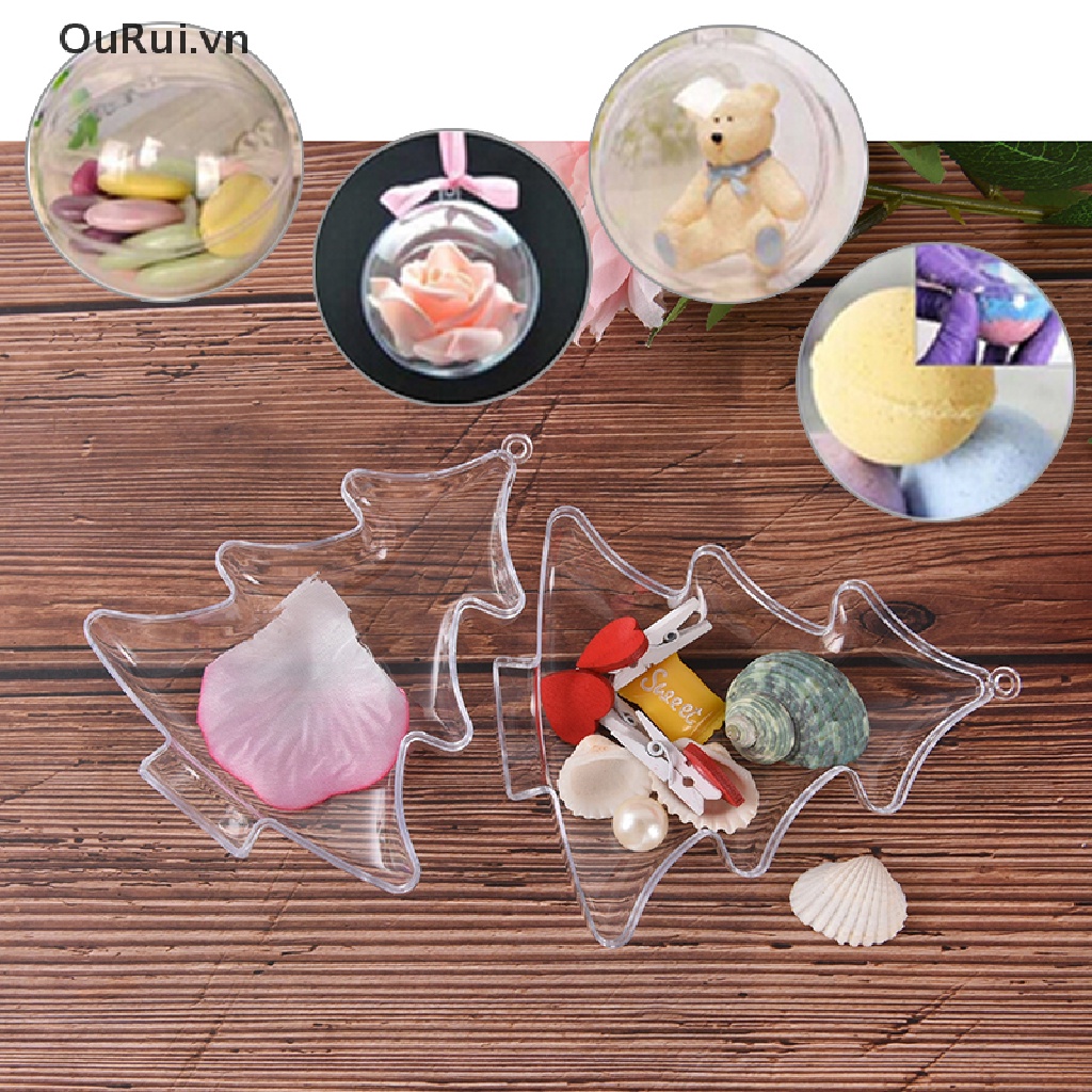 {RUI} Khuôn Làm Bom Tắm - Trứng, Trái Tim, Khuôn Nhựa acrylic Hình Dạng &amp; Kích Thước {OuRui.vn}