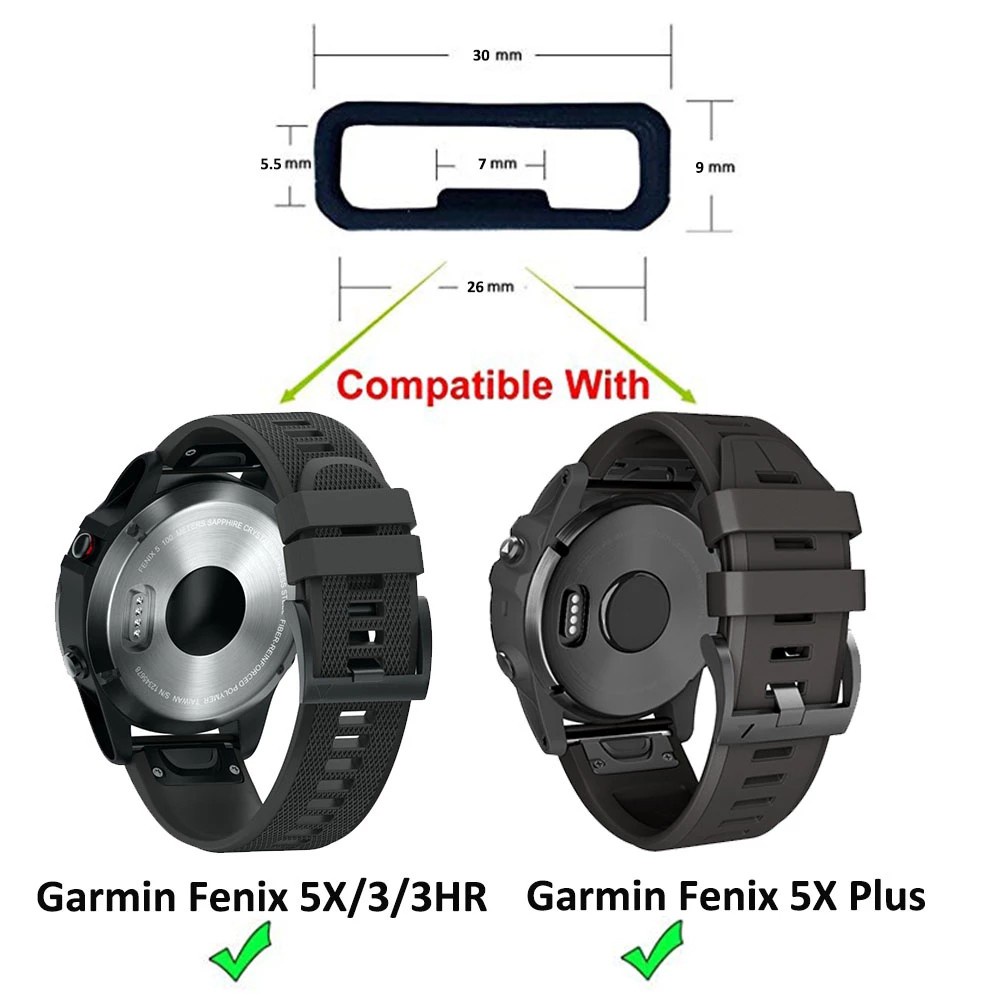 Dây Đeo Thay Thế Cho Đồng Hồ Thông Minh Garmin Vivomove Hr Bằng Silicon