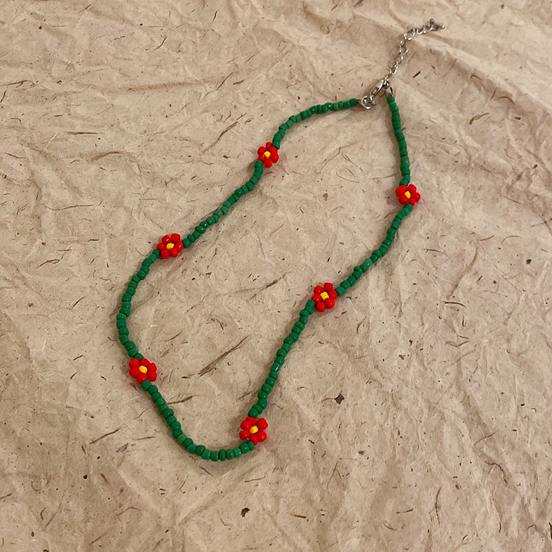 Dây Chuyền Mặt Hình Hoa Và Bướm Đính Ngọc Trai Thời Trang Cho Nữ