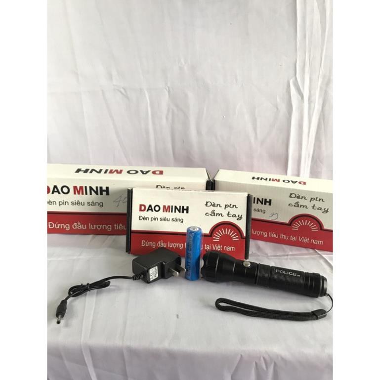 Đèn Pin Siêu Sáng C6 Hợp Kim Chống Nước Pin Có Thể Sạc Lại Full box(Loại Tốt)-Đứng đầu chất lượng tiêu thụ