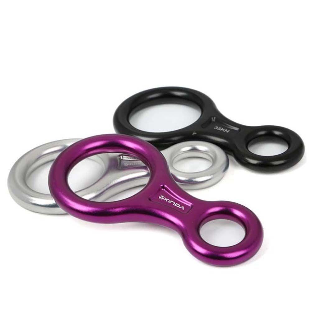 Móc Khóa Carabiner Bằng Nhôm Hình Số 8 Hỗ Trợ Leo Núi