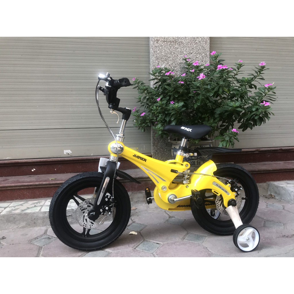 ☃☏Xe đạp trẻ em cao cấp JN J9 vành đúc giảm xóc - bé từ 2-9 tuổi