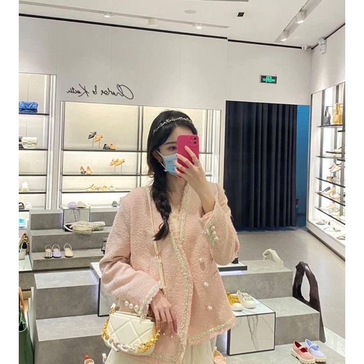 Túi trám sz 18cm kèm 2 dây đeo không hộp - HANA BAG