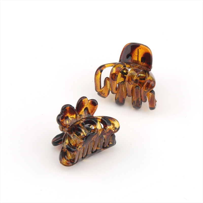 Kẹp Tóc Màu Vàng Đen Thiết Kế Đơn Giản Thời Trang Theo Phong Cách Hàn Quốc