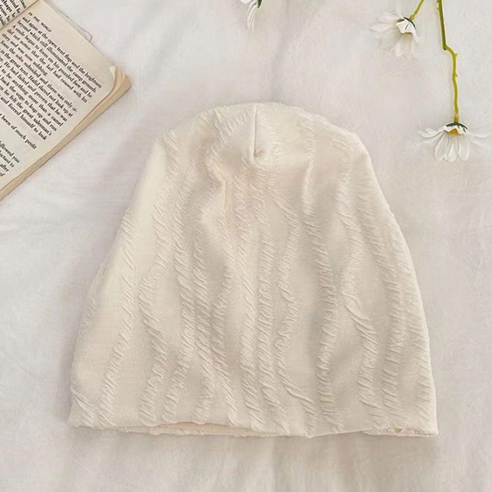 Mũ Beanie Cotton Màu Trơn Dễ Thương 5 Màu Lựa Chọn