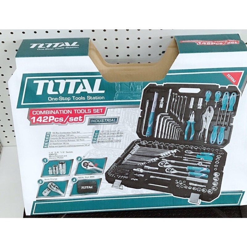 Bộ 142 cái dụng cụ sữa chữa Total THKTHP21426