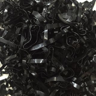 Túi Zip 100g thun cột tóc cở to (màu/sọc/trong/đen/màu mới)