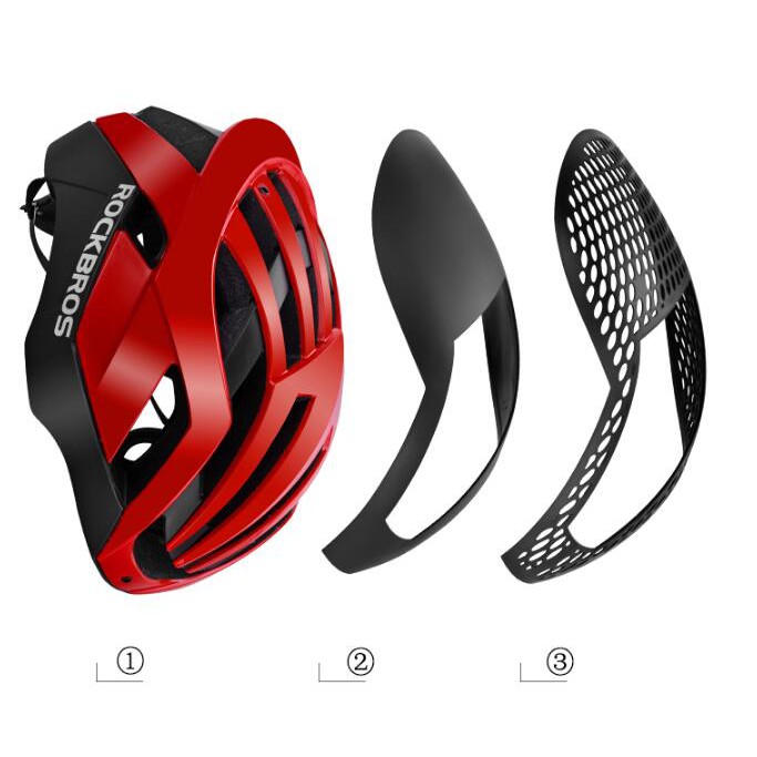 [Fulfilled by Shopee]Mũ bảo hiểm xe đạp ROCKBROS thiết kế 3 trong 1 phong cách thời trang