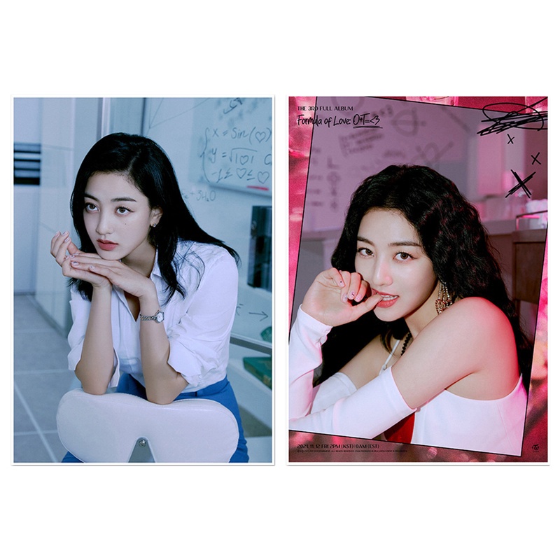 Tmdbyx Set 2 tấm poster hình nhóm nhạc TWICE