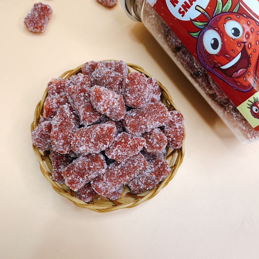 Kẹo Dâu Tây Hủ 400G - GÀ BEO FOOD