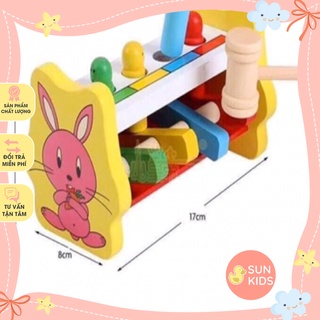 Đập chuột con thỏ cho bé