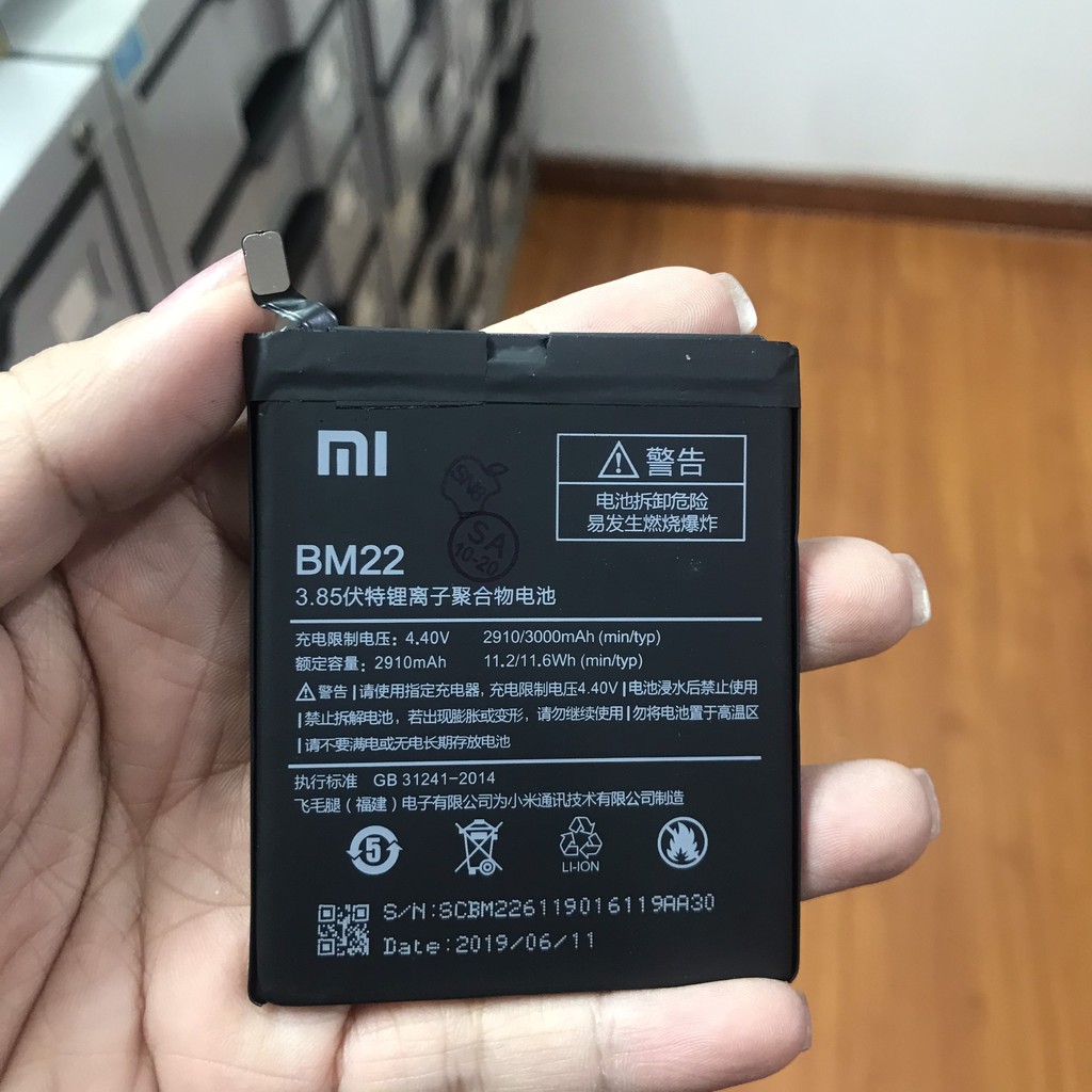 [Pin Xiaomi Mi 5 Zin chính hãng]-BM22