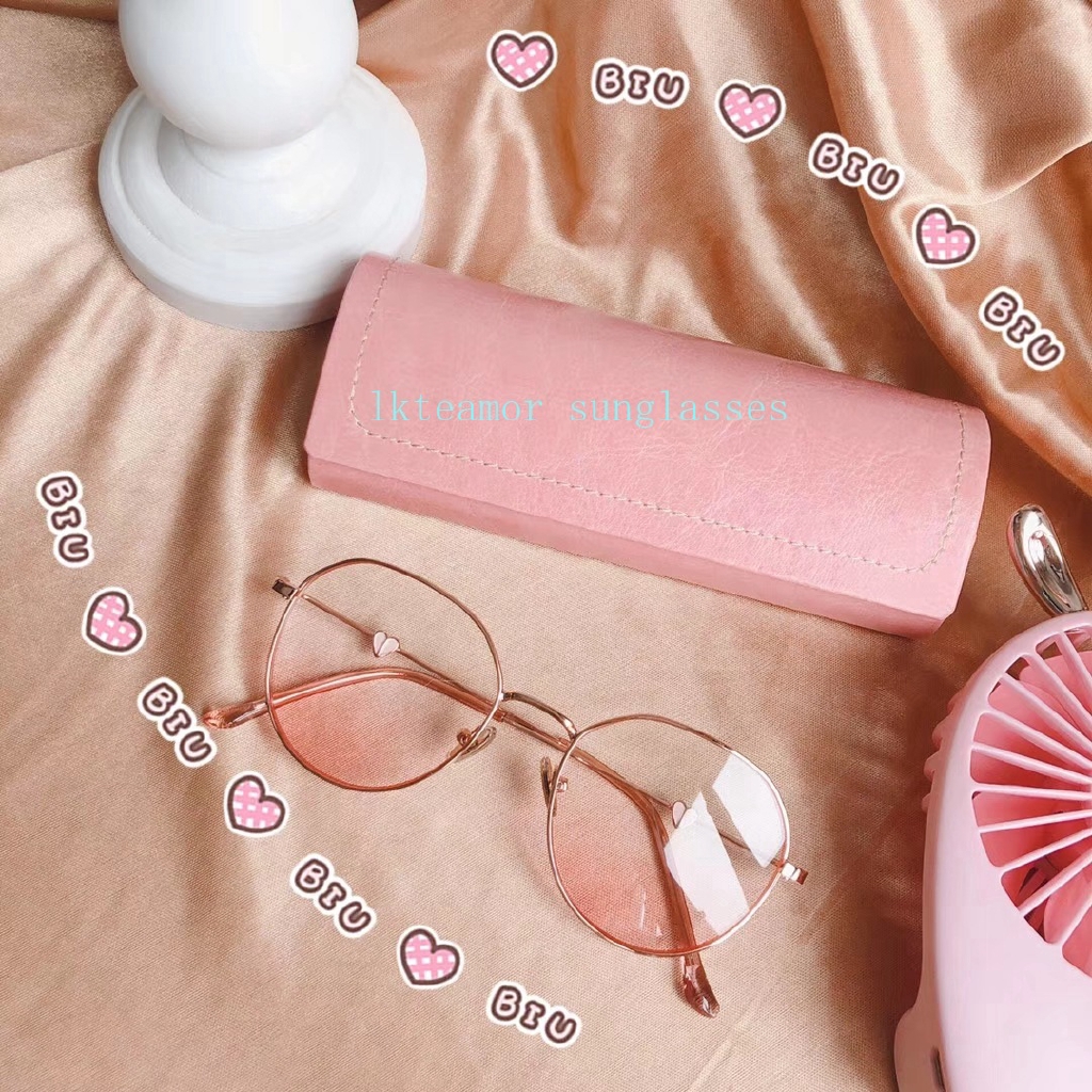 Kính mát hình trái tim phong cách Nhật Bản dễ thương dành cho nữ