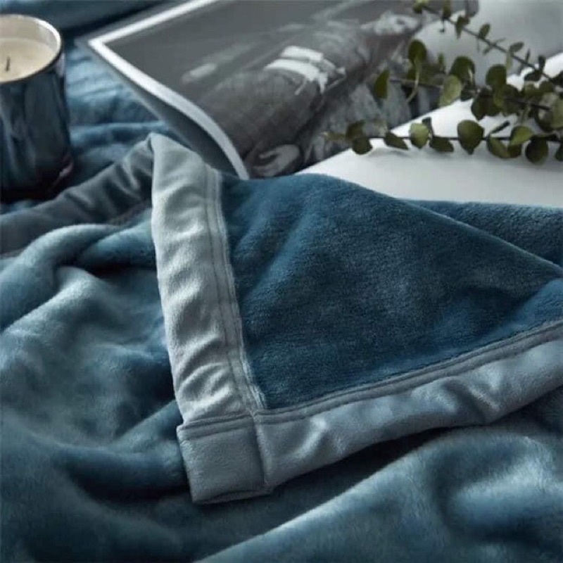 Chăn lông tuyết MUJI xuất nhật siêu ấm loại 1 ( kt2m*2m3)