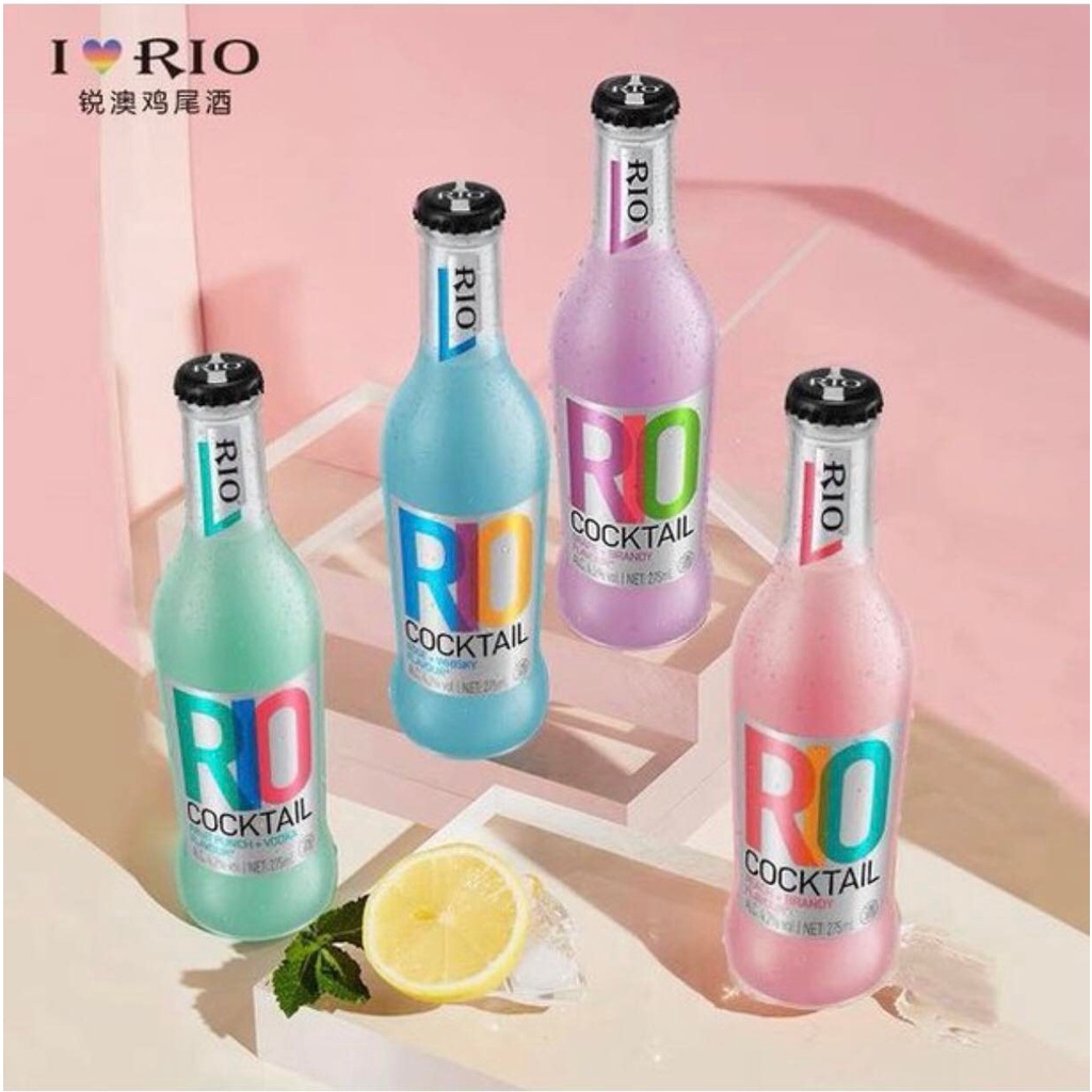 [ Nước uống ngon ] Nước trái cây lên men / Nước hoa quả Rio Cocktail Chai 275ml