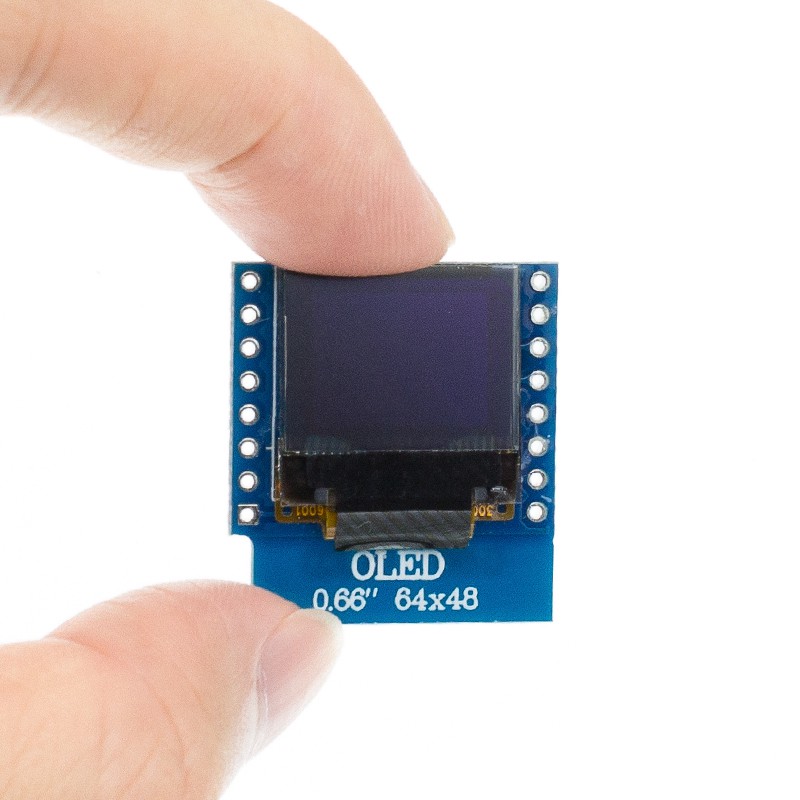 Mô Đun Màn Hình oled 0.66 inch Cho WEMOS D1 MINI ESP32 64X48 0.66 inch