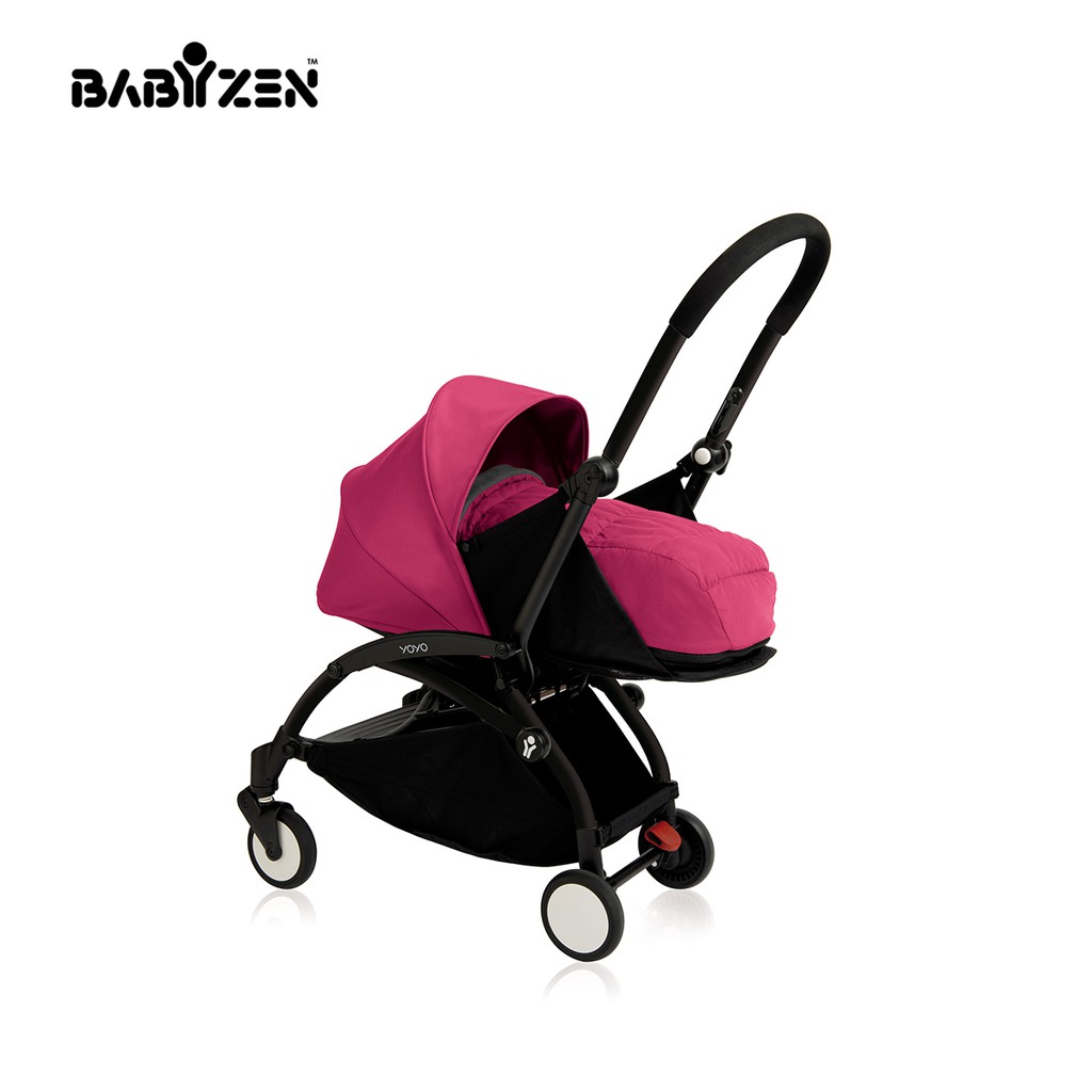 Bộ màn chụp và đệm xe đẩy BABYZEN YOYO 0+ Hồng Sen