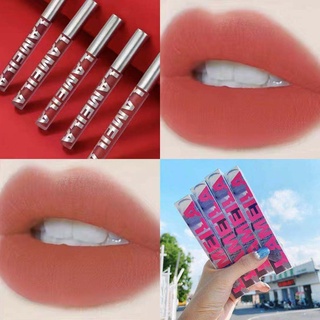 Son lì Matte Lip Glaze Velvet Matte Air Lip Mud Cốc chống dính Decolorizing Lips