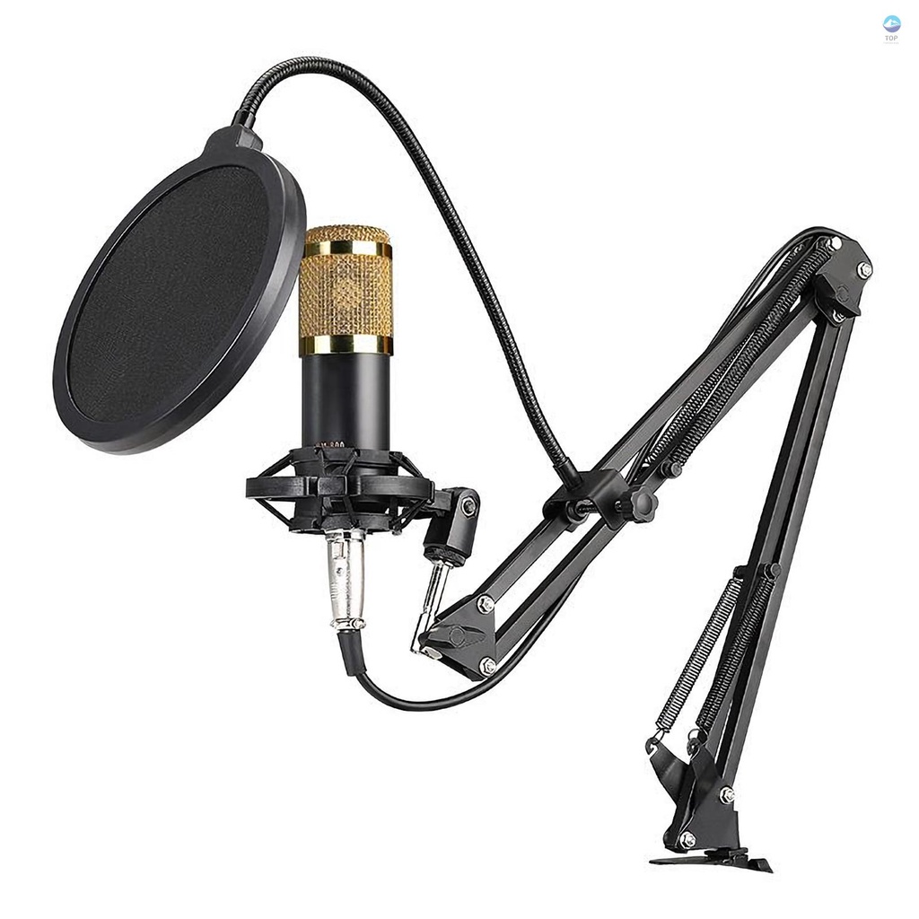 Bộ micro thu âm chuyên nghiệp BM800 có giá đỡ
