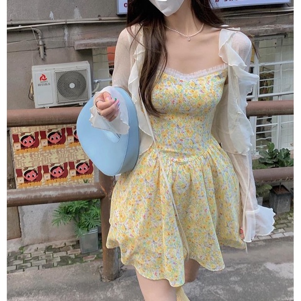 QKOOLE  Áo Len Nữ Tay Loe Thời Trang Hàn Quốc