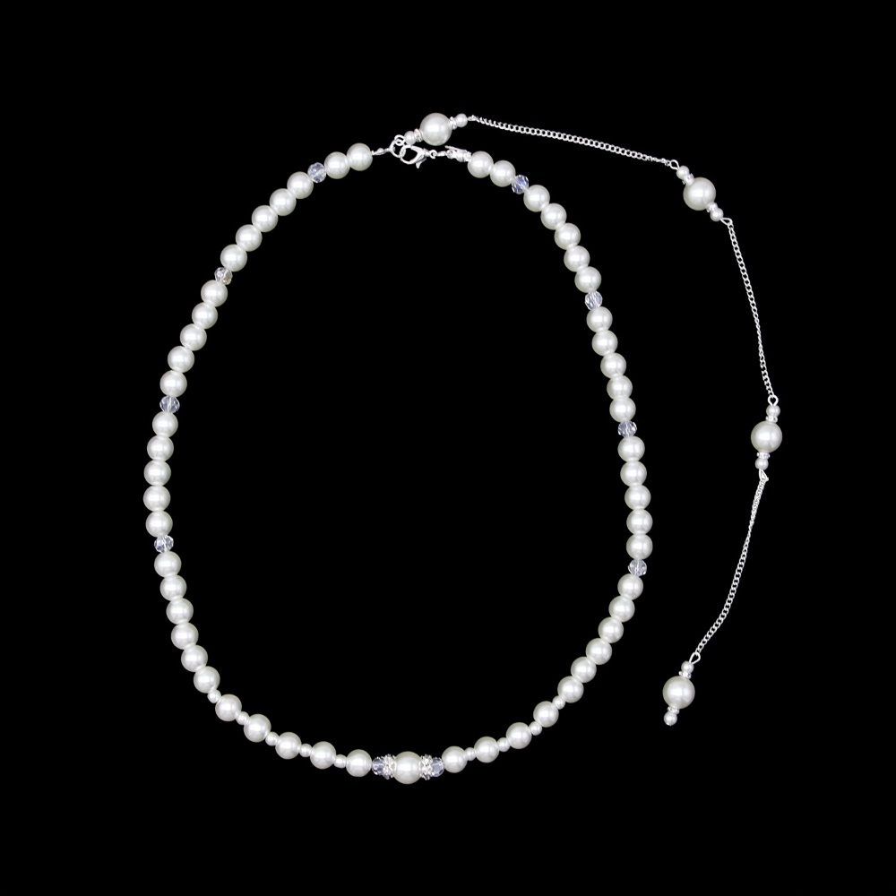 Vòng cổ Dài Tua Rua Đính Ngọc Trai Nhân Tạo Thời Trang