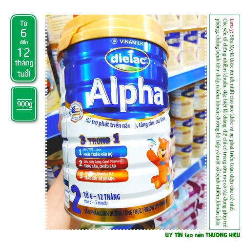 Sữa Bột Dielac Alpha step 2 900gr