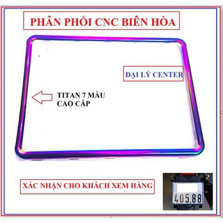 Khung biển số titan 7 màu