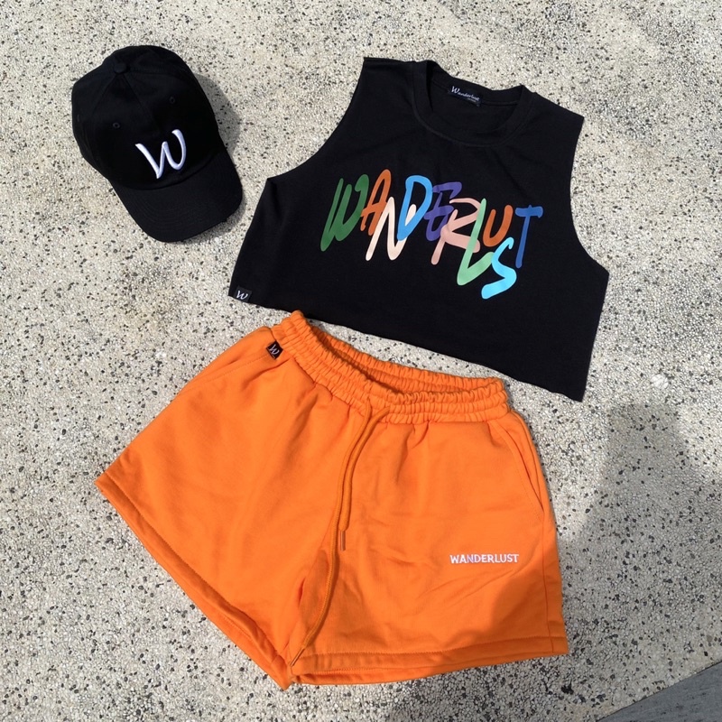 Áo Tanktop Rainbow màu đen