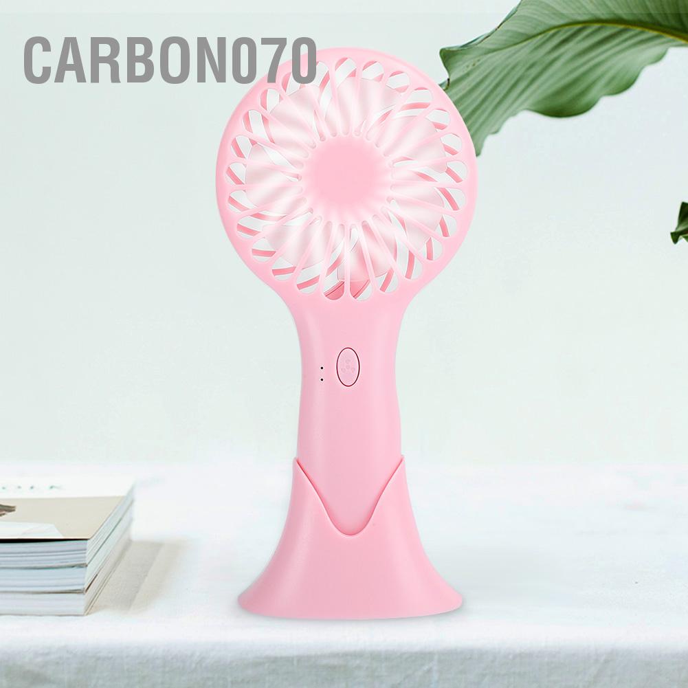 Quạt điện cầm tay nhỏ nhắn để bàn có 3 mức độ gió di động dùng cho văn phòng và tại nhà