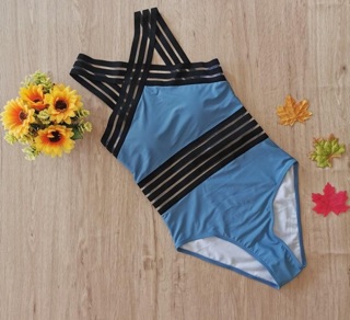 Monokini ren cổ yếm big size
