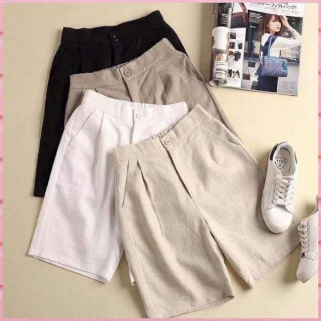 (HOT)  2243 Quần Sóc Đũi Khuy Cao Cấp ( Kèm ảnh thật và Video) . | BigBuy360 - bigbuy360.vn