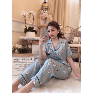 Bộ Lụa Pyjama Cực Đẹp
