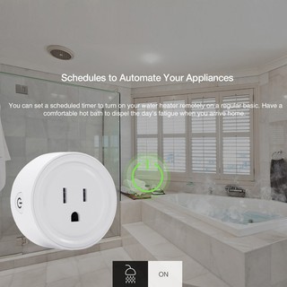 Ổ cắm điện thông minh Wifi có công tắc phích cắm Hoa Kỳ điều khiển bằng ứng dụng dành cho Amazon Alexa/Google Home